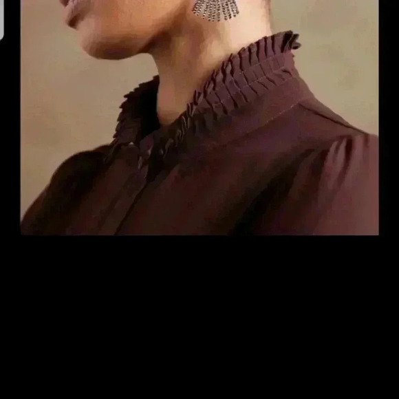 Banana Republic Chiffon Pleated Blouse - Picture 10 of 13